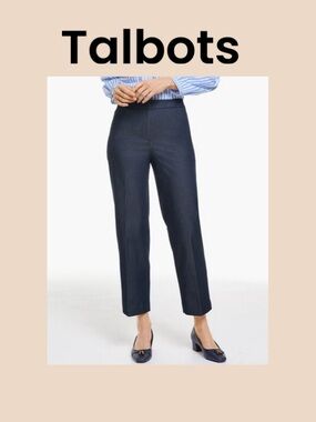 Talbots Chatham Cropped Ankle Length Denim Pants Size 10 NWT